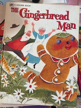 The gingerbread man 1976 vintage jumbo golden book